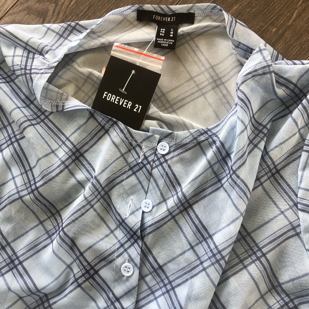 BNWT Forever 21 Mesh Shirts | Size L - Picture 6 of 7